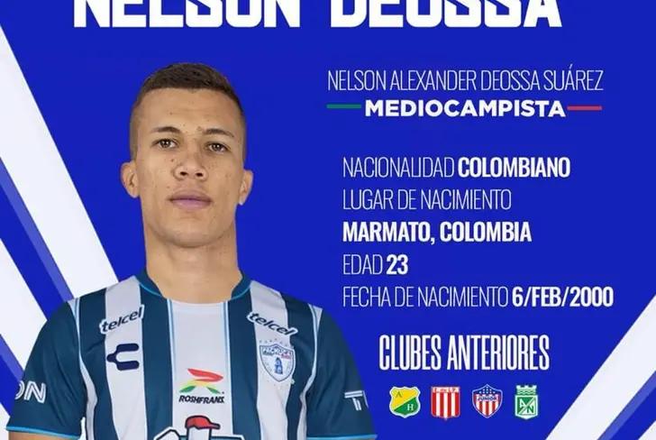 Deossa suma su quinto equipo a sus 23 años