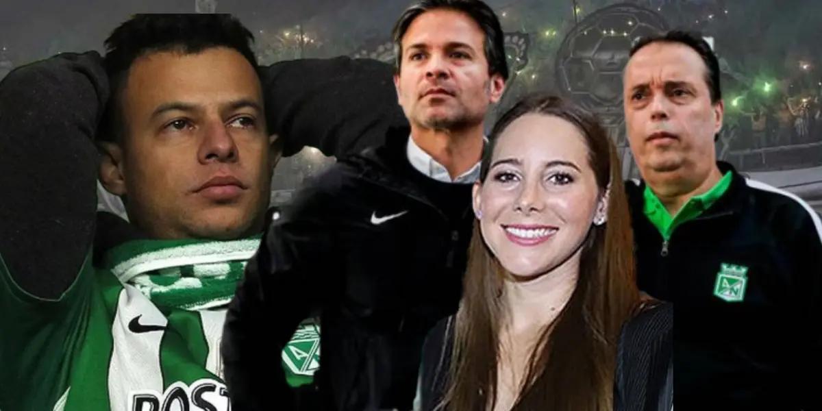 Directivos de Atlético Nacional.