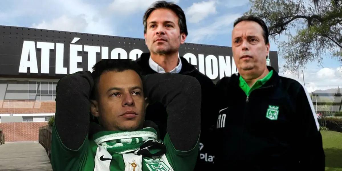 Directivos de Atlético Nacional.