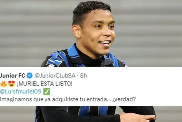 El club ‘tiburón’ anunció que el delantero colombiano ya “está listo”.