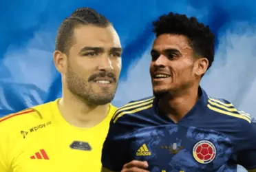 El flamante arquero de la Selección Colombia no se vio muy bien en el gol del ‘Escarlata’.