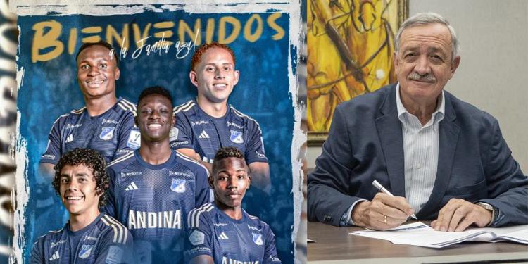 Millonarios FC sacó pecho y presentó a sus nuevos 5 refuerzos para blindarse