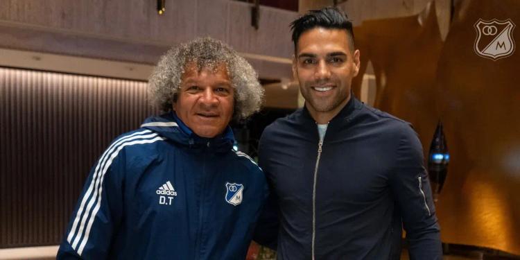 Las primeras palabras de Radamel Falcao tras su llegada a Millonarios FC en Bogotá