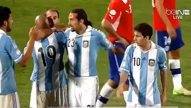 Jugadores de Selección Argentina. Foto: Captura de Bein Sports.