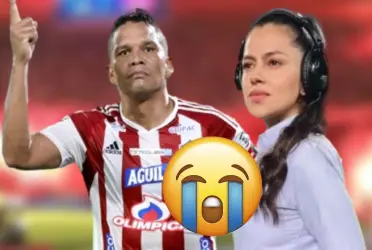 La comunicadora le hizo una entrevista al máximo goleador del campeonato colombiano.