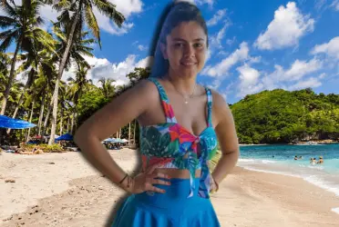 La periodista encendió las redes sociales con un video bailando en la playa.