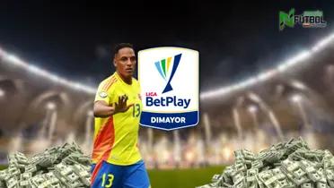 Liga Betplay. Foto: Escudoteca PN, Marca y Pexels