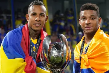 Los dos futbolistas colombianos fueron titulares brillaron en el 3-0 sobre Patronato 