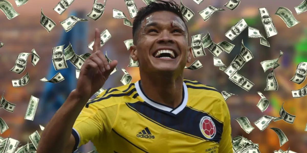 Teófilo Gutiérrez, delantero colombiano.