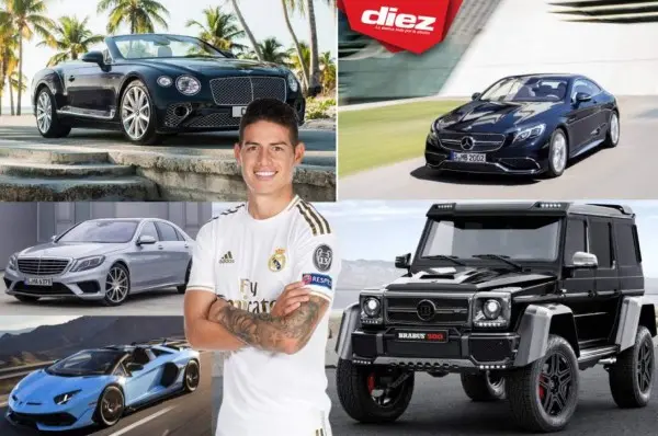 Autos de James Rodríguez