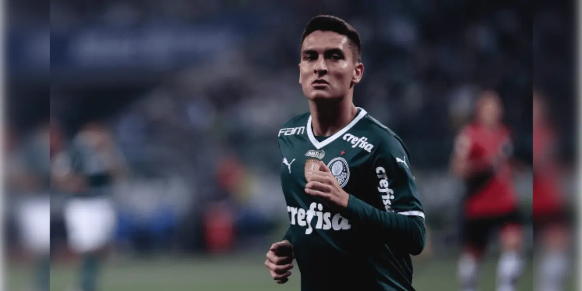 Al futbolista de 25 años le ha costado ganarse un puesto en Palmeiras.