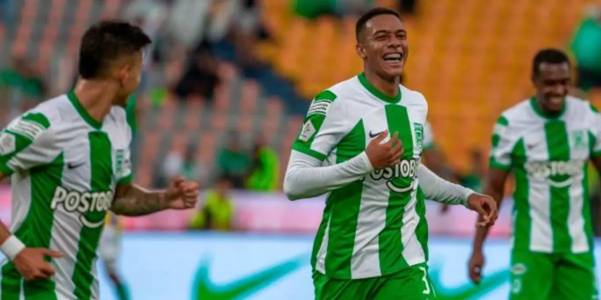 Brahian Palacios, Dorlan Pabón y Nelson Deossa marcaron para los Verdolagas, pero Marcus Vinicius descontó