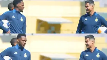 ¡Cristiano Ronaldo y Jhon Jader Durán juntos! Un encuentro que ilusiona a Colombia. Foto: Instagram