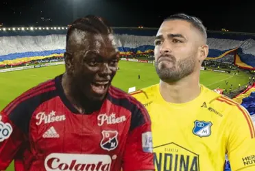 El arquero de Millonarios no la ha pasado bien con los cobros del goleador del DIM.