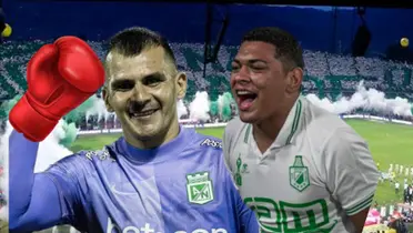 El arquero paraguayo fue quien inició toda la gresca que se generó en el clásico con Millonarios. FOTOS TOMADAS DE CARACOL