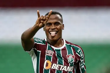 El atacante colombiano asistió a Germán Cano para el gol del empate parcial.