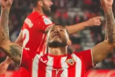 El delantero colombiano ayudó a abrir el marcador en la jornada 23 de la liga española