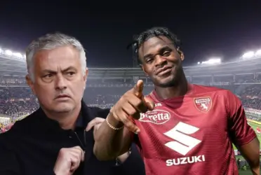 El delantero colombiano marcó el empate ante la Roma.