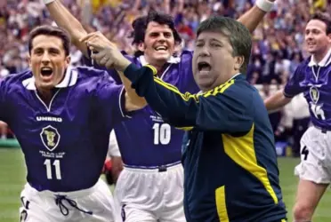 El icónico entrenador colombiano se molestó por el juego brusco de los europeos.