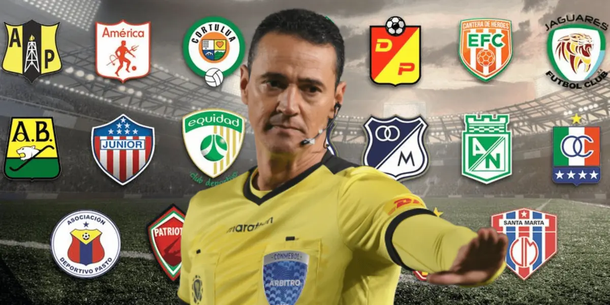 El juez colombiano reveló su admiración por un exjugador de un club colombiano.