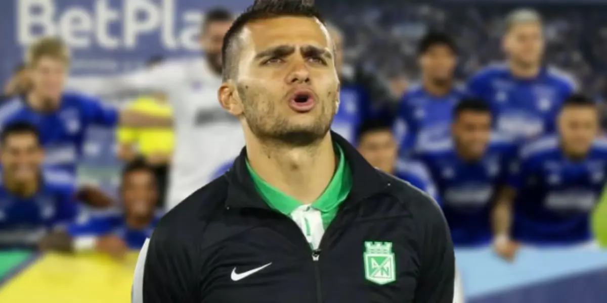 El volante de Nacional fue a saludar uno por uno a sus excompañeros.