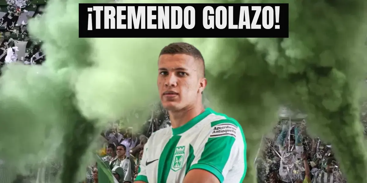 El volante del 'Verde' hizo estallar en júbilo a los hinchas con un tremendo zapatazo de media distancia.