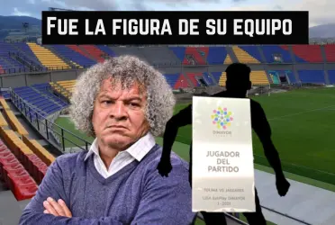 Fue escogido como la figura del juego estando en servicio para otro club del FPC.