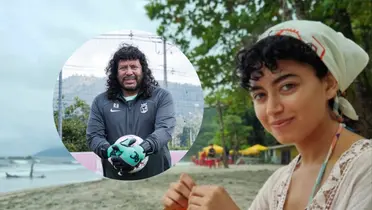 Higuita y Sofía Petro. Foto: redes de Higuita y Sofía Petro.