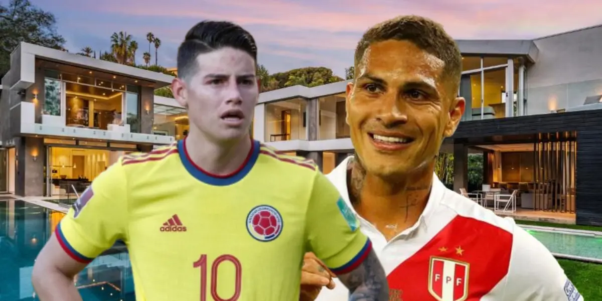 James Rodríguez y Paolo Guerrero.