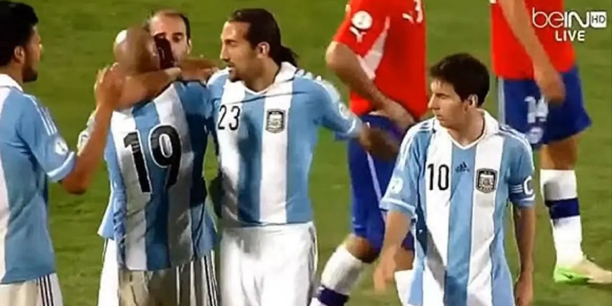 Jugadores de Selección Argentina. Foto: Captura de Bein Sports.