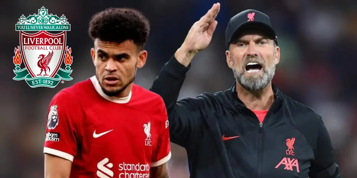 Jürgen Klopp dirigiendo en el Liverpool