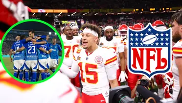 Kansas City Chiefs y Millonarios FC Foto: NFL y Millonarios FC