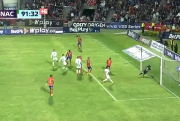 La acción de juego pudo significar una ventaja parcial de dos goles para el cuadro ‘verdolaga’.