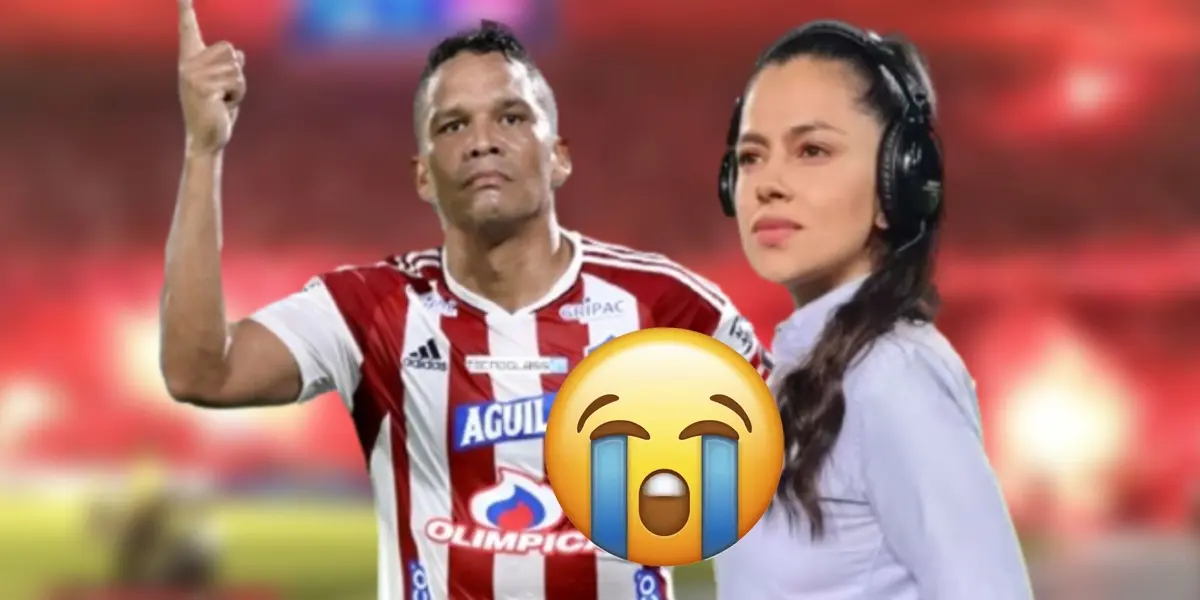 La comunicadora le hizo una entrevista al máximo goleador del campeonato colombiano.