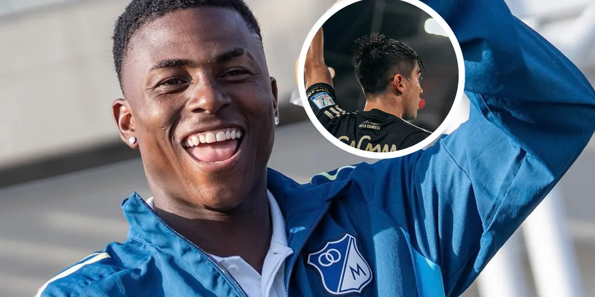 Neyser Villarreal y Daniel Ruiz, jugadores de Millonarios Foto: MFC