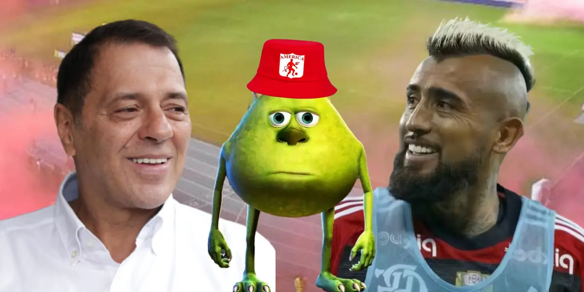 Tulio Gómez y Arturo Vidal.