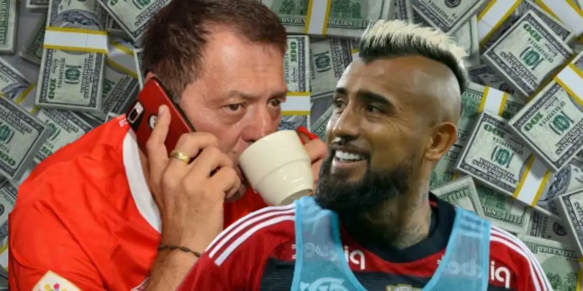 Tulio Gómez y Arturo Vidal.