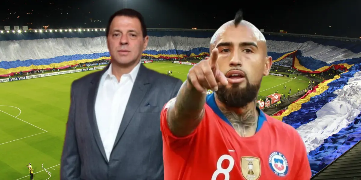 Tulio Gómez y Arturo Vidal
