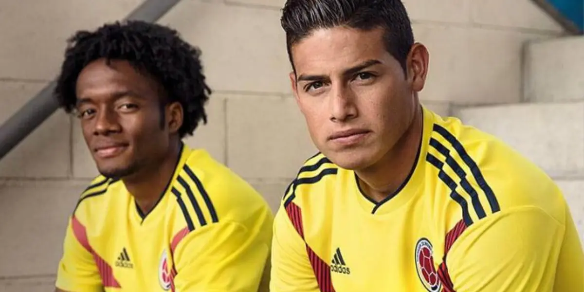 Cuadrado y James. FOTO: Adidas Oficial.