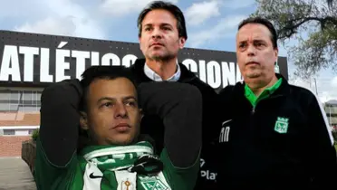 Directivos de Atlético Nacional.