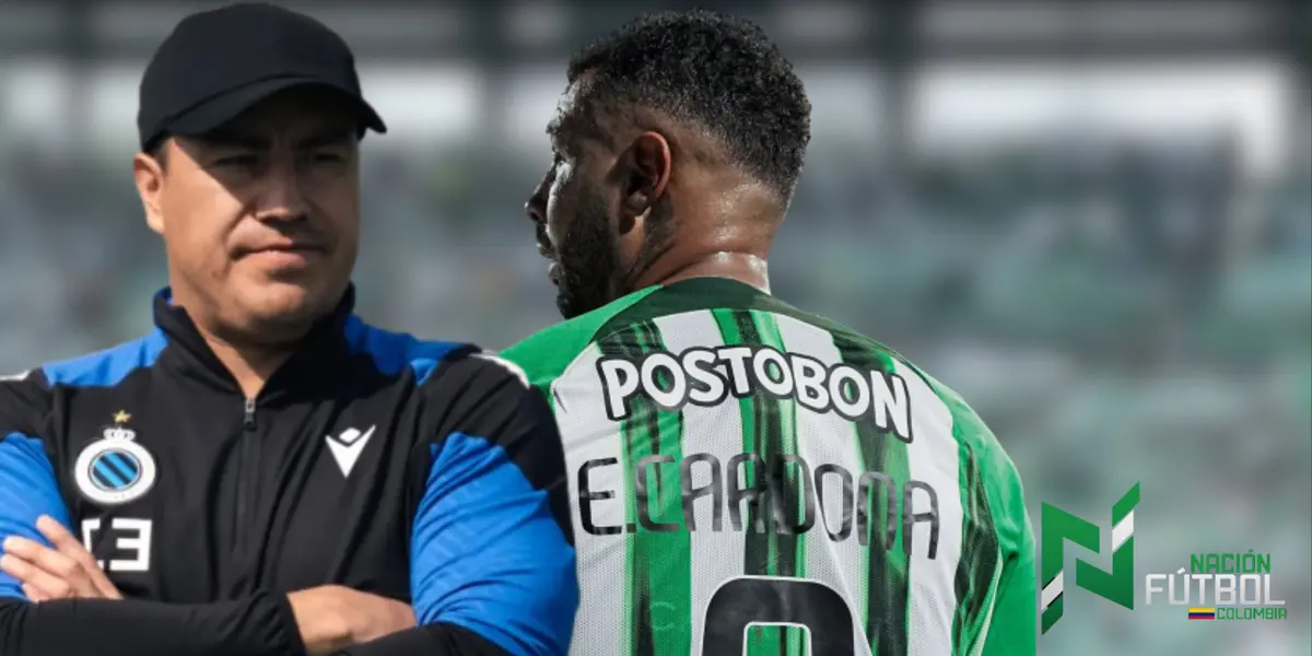 Efraín Juárez y Edwin Cardona. Foto: redes de Efraín Juárez y Atlético Nacional.