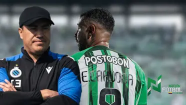 Efraín Juárez y Edwin Cardona. Foto: redes de Efraín Juárez y Atlético Nacional.