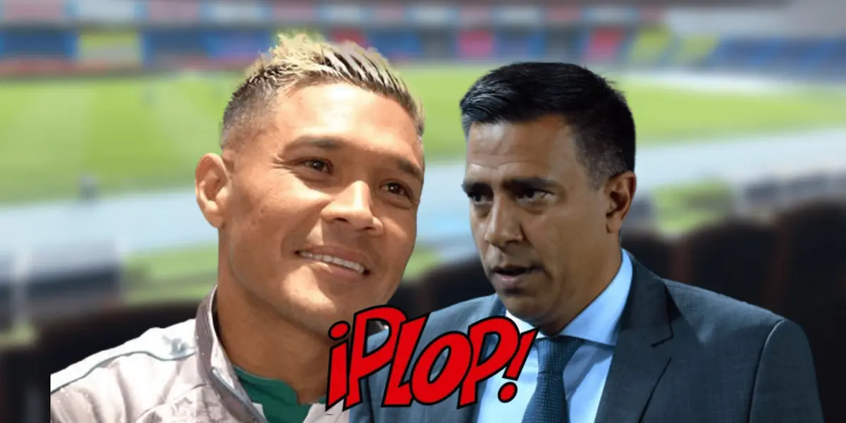 El técnico venezolano y el delantero protagonizaron un picante duelo verbal.