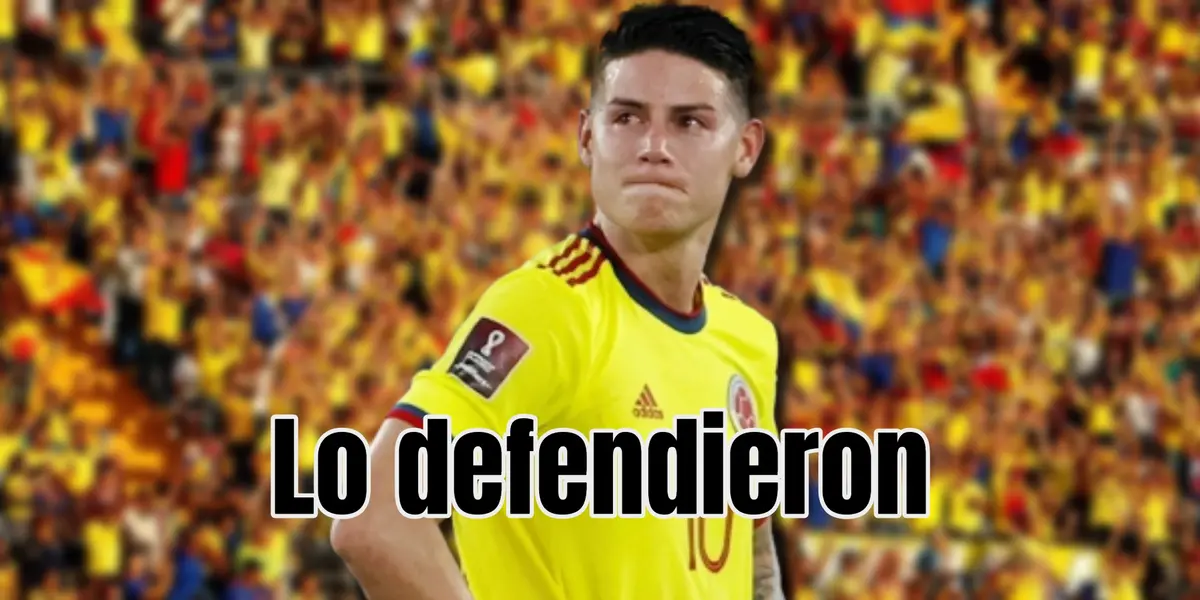 El volante colombiano viene siendo criticado. Fondo tomado de FutbolRed y de James de Gol Caracol.