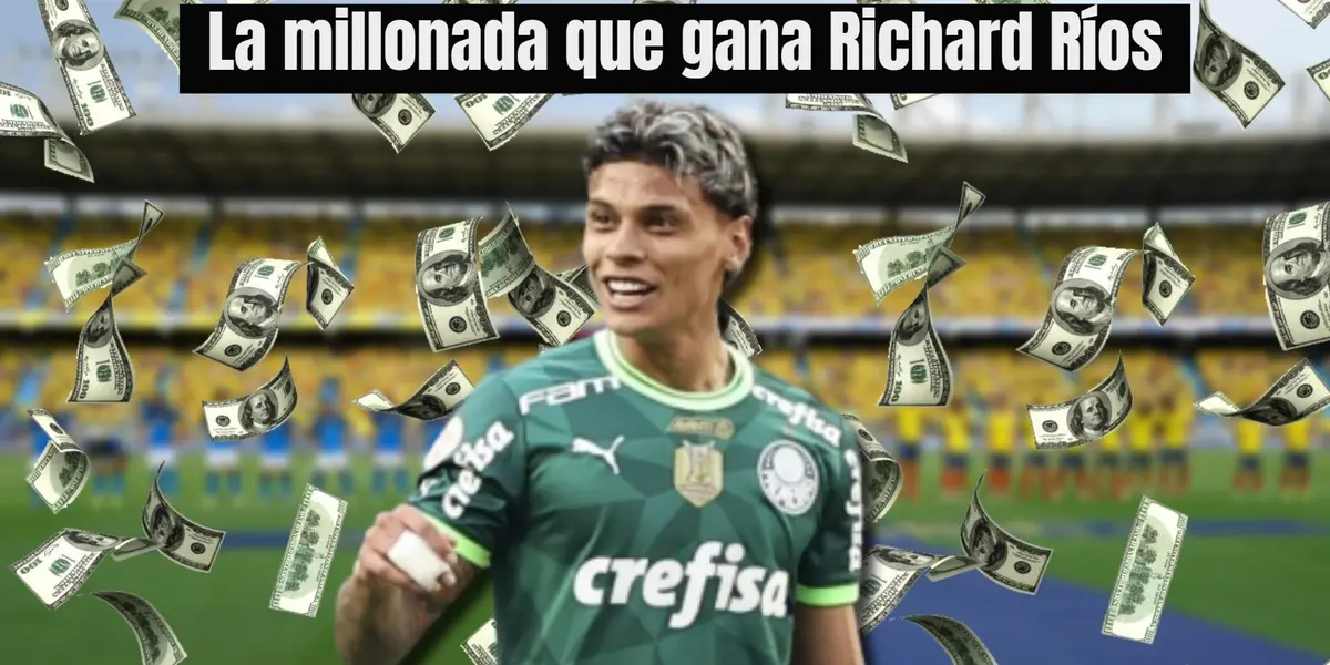 El volante del Palmeiras goza de un gran salario por su trabajo en el ‘Verdao’.