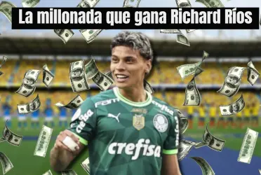 El volante del Palmeiras goza de un gran salario por su trabajo en el ‘Verdao’.