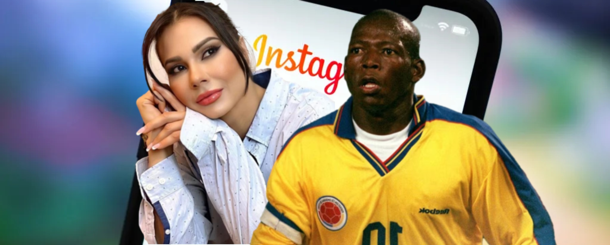 Que agarren al Tino Asprilla, vea la tremenda foto que publicó Esperanza  Gómez