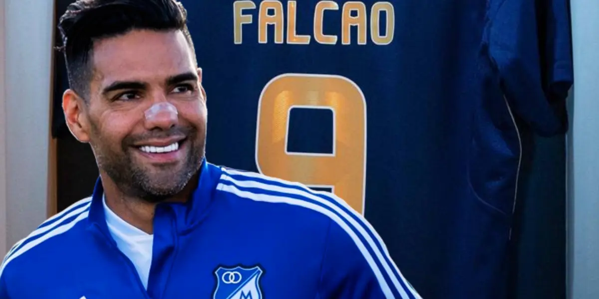 Falcao. FOTO: Millonarios FC Oficial