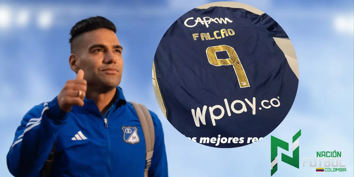 Falcao García. Foto: redes de Millonarios.