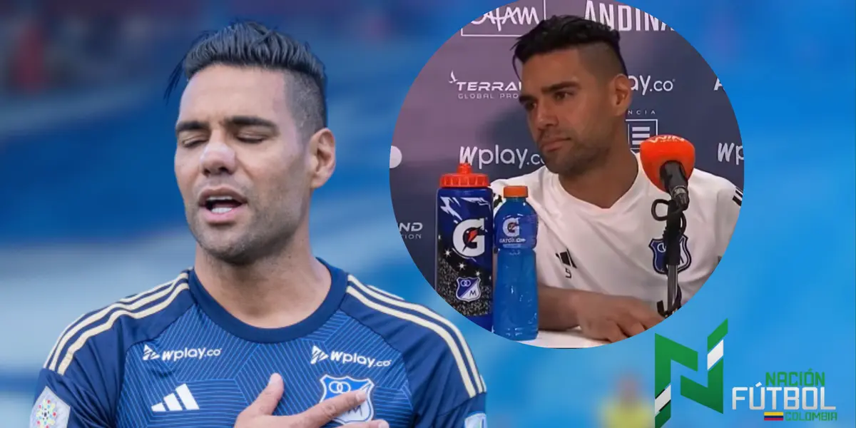 (En video) Falcao García y su cara cuando un periodista le cambió el nombre en la rueda de prensa